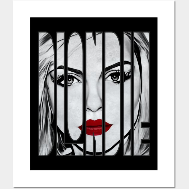 Debbie Harry Blondie Pop Art Vintage Style Wall Art by Mr.FansArt